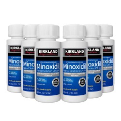 قطرات الـمينوكسيديل 5% لإعادة إنبات الشعر للرجال من شركة كيركلاند
