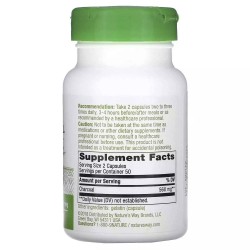 كبسولات الفحم النشط من Nature’s Way